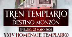El Ayuntamiento de Monzón y Renfe fletan el II Tren Templario